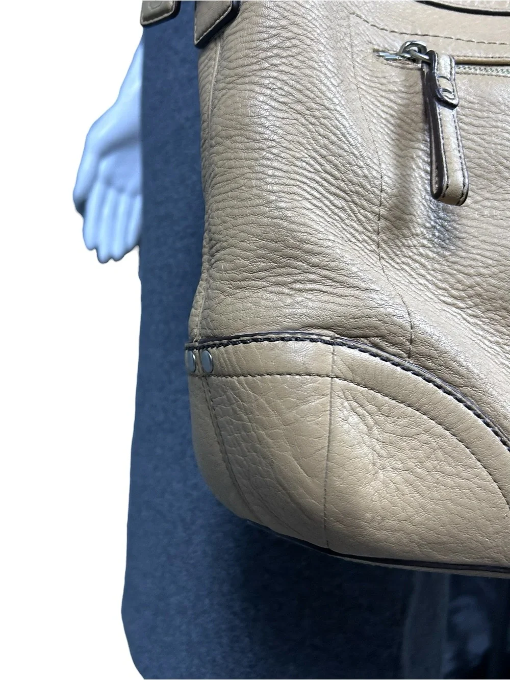 Vintage Coach Bleecker Felicia Pebbled Leather Hobo Shoulder Bag F12323 Y2K